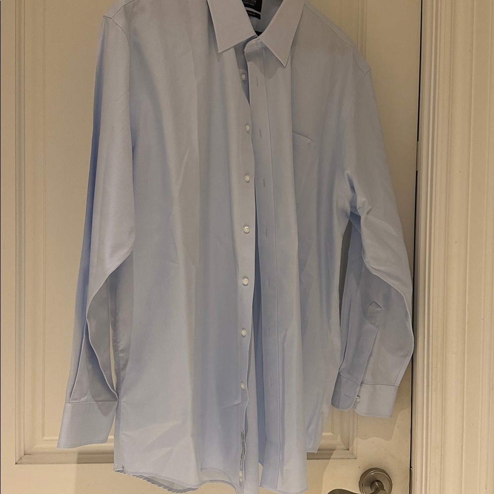 Nordstrom Men's blue Dress Shirt - Traditional Fit